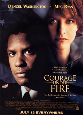 Courage Under Fire 1996 movie poster