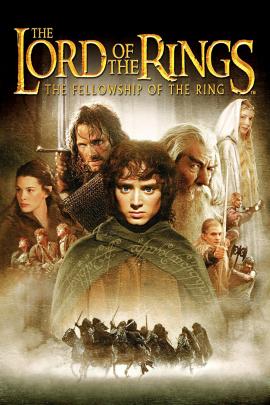 The Lord of the Rings: The Fellowship of the Ring 2001 movie poster