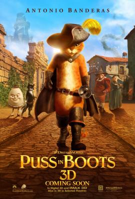 Puss in Boots 2011 movie poster